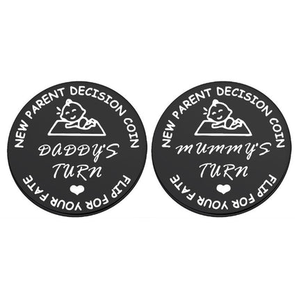 Carefully Selected New Amazon Baby Decision Coin Lucky Coin Toy Stainless Steel Coin Choices Encourage Friends Metal