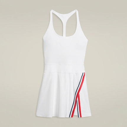 Spring and summer new sweat-wicking anti-light base sports outdoor fitness tennis skirt with chest pad golf dress women