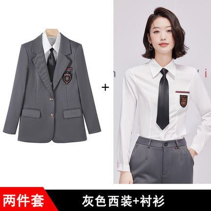 Autumn Clothes Kindergarten Teachers Garden Clothes Work Clothes College Style Fashion Temperament Uniform Kindergarten Teachers Business Clothes Suit suit