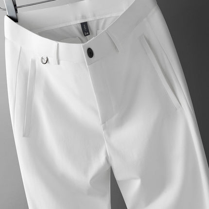 2024 Summer New Fashionable Pants All-match Light Business Casual Pants Men's Pants Fashion Casual Pants
