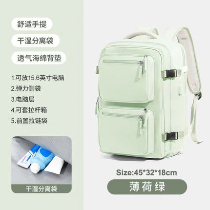 Cross-Border New Computer School Bag Multi-Functional Luggage Travel Short-Distance Business Trip Backpack Women's Large-Capacity Business Backpack