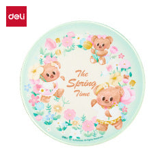 Deli HY453 Butter Bear Mouse Pad Office Game Wear-resistant Mouse Pad Cartoon Home Mouse Pad Table Mat
