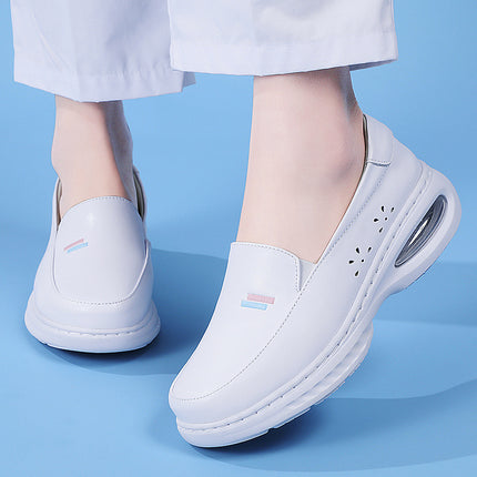 In-Stock Nurse Shoes for Women, Summer Air-Cushioned Soft Sole, Breathable, Non-Slip, Thick-Soled Work Shoes, Foreign Trade, Cross-Border Wholesale, Dropshipping