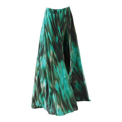 2025 new European and American cross-border new Amazon AliExpress dark green printed starfish decorative one-piece swimsuit for women