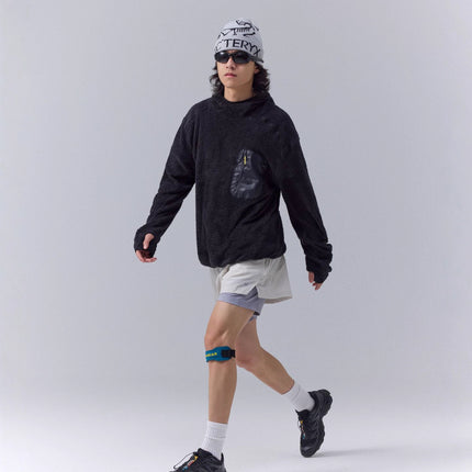 Mr. Song's Original Chinese-Style Outdoor Ultra-Light, Heat-Retaining, Breathable, Loose-Fitting Hooded Base Layer Shirt for Men and Women Ow5213