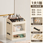 [single top cover + one small drawer + one pair of open doors]