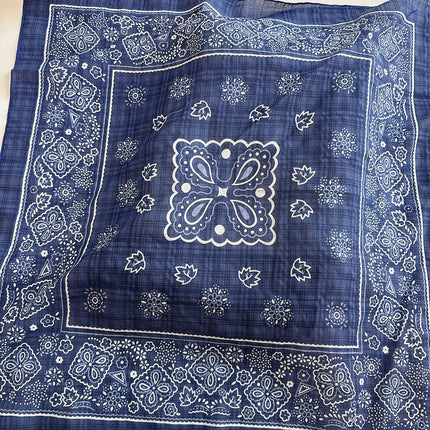 2025 Spring and Summer New Cotton Small Square Soft Printed Scarf Neck Protecting Small Scarf Sunscreen Headscarf Hair Belt Women