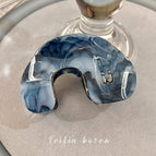 Blue U-shaped-about 8cm
