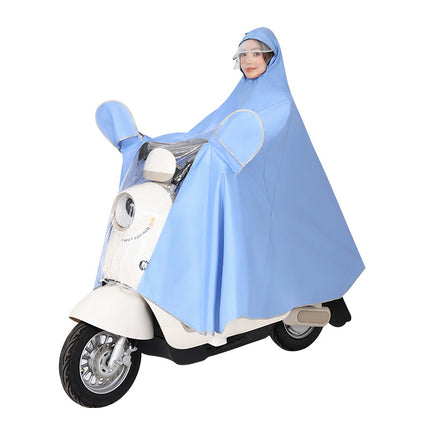 Raincoat for Electric Vehicles and Motorcycles, Poncho for Men and Women, Single or Double, Enlarged and Thickened, Rainproof for Electric Scooters and Cycling