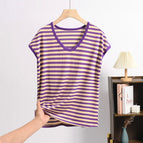 Light purple stripes / 3XL