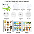 New badge machine refill pack (white box) 395g
