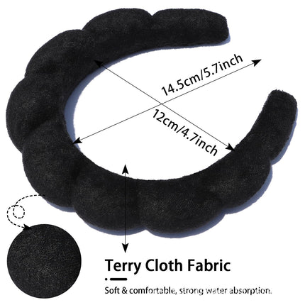 Cross-border explosions SPA clouds sponge face washing hair band bath face hair band autumn and winter color hair band wholesale