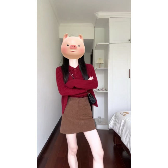 Early autumn women's clothing with a set of 2024 new dopamine wear niche non-collision fashion two-piece suit