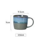 About 450ml / Retro Blue A style