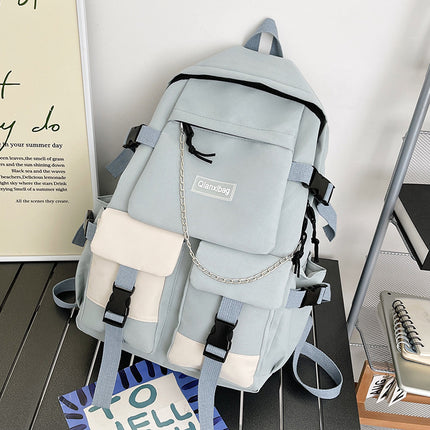 Original Niche Non-Colliding Trendy and Cool Boys' Schoolbags, Female Junior High School Students' Large-Capacity and Good-Looking High School Students' Backpacks