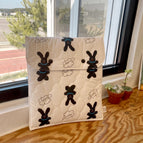 White bunny 11inch computer bag