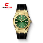 Gold shell + green surface + black tape ca082