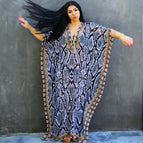 Black and Blue snake pattern (ZS1856-12) / Free size