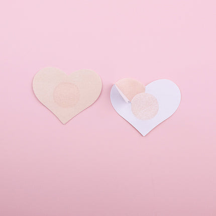 Cross-border supply disposable non-woven breast patch breast patch silicone invisible chest patch anti-bump anti-light nipple patch