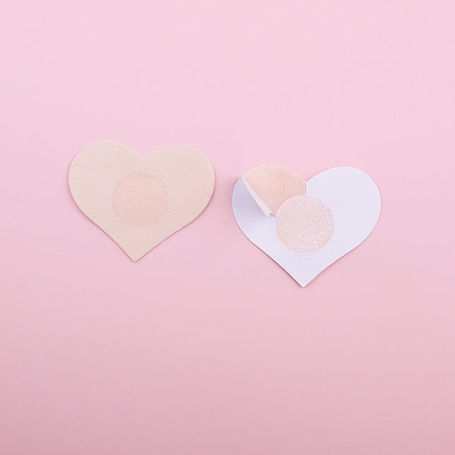 Cross-border supply disposable non-woven breast patch breast patch silicone invisible chest patch anti-bump anti-light nipple patch