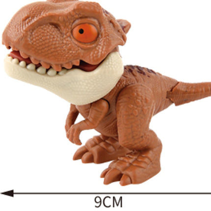 Cross-border Hot Finger-biting Dinosaur Toy Finger-biting Dinosaur Pterosaur Model Joint Movable Mini Dinosaur Gashapon Machine