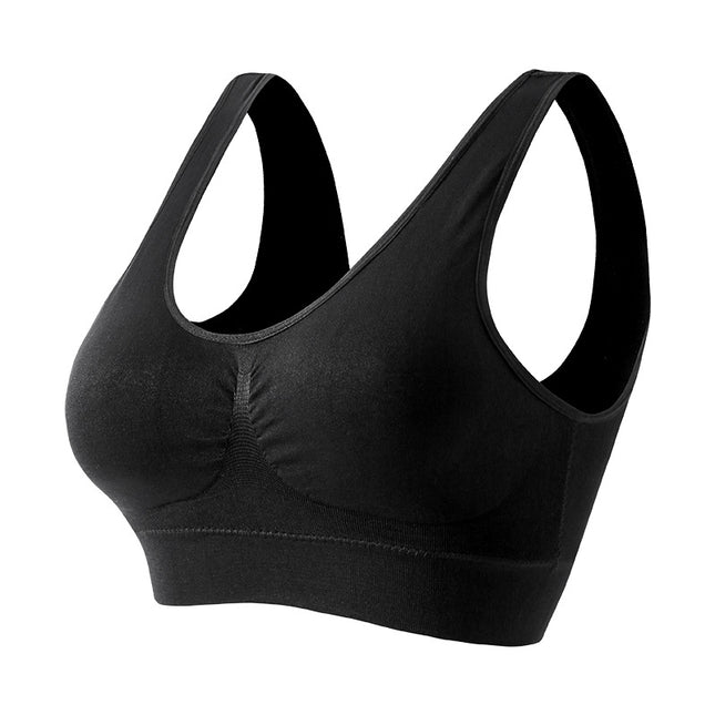Bra Women's No Rings Sexy Gather Beautiful Back Yoga Vest plus size European and American Cushion Fitness Running Yoga Underwear