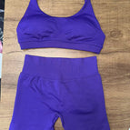 Indigo bra and shorts set / Xs (european size is too large)