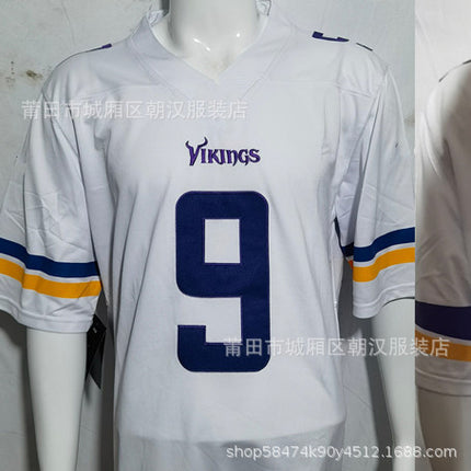 Foreign trade wholesale ball Vikings football jersey 19# Thielen 33# COOK 18 Jefferson