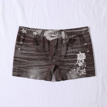 Cross-border plus size European and American-sized women's seamless underwear base wear high elastic comfortable breathable mid-waist boxer shorts