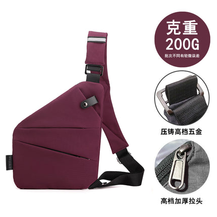 Chest Bag Men's Distinctive Shoulder Crossbody Bag Fashion Cross Bag Multifunctional Sports Fashion Underarm Bag Men's Chest Bag