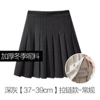 Dark gray [regular] thickened woolen material / XS