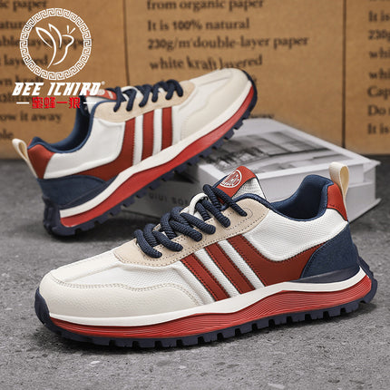 Bee Wolf Flagship Store European New Spring/Summer Men's Shoes Soft Elastic Running Mesh Retro Sports Casual Forrest Gump Shoes