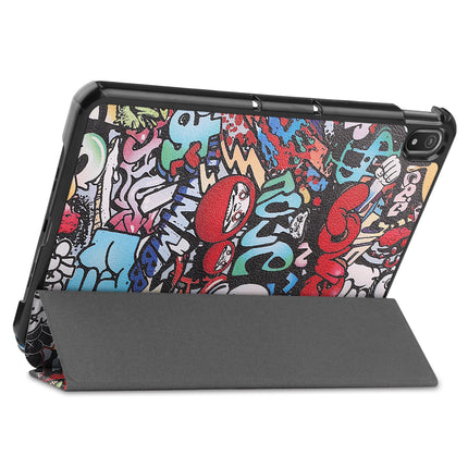 in stock Suitable for 2021 New Nokia T20 10.4 inch Tablet PC Protective Leather Case Three-fold Ultra-thin Case
