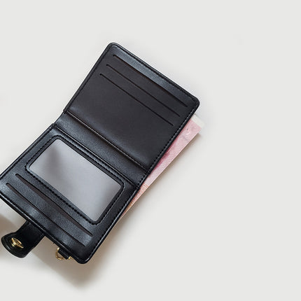 European and American Style Simple Women's Wallet, Short Style 70% off Small Wallet for Women, Key and Card Holder, Fashionable and Versatile