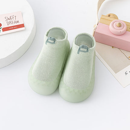 2024 Spring New Children's Floor Socks and Shoes Anti-Falling Soft Sole Baby Toddler Shoes Indoor Knitted Socks and Shoes