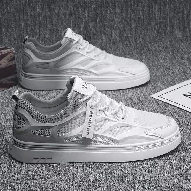 2022 New Men's Shoes, Summer Breathable Thin Mesh Casual White Sneakers, Versatile Sports Trendy Shoes