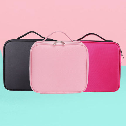 High-Value Cosmetic Bag Large Capacity Outgoing Clutch Bag Waterproof small size Mini Pink Oxford Cloth Korean Style Makeup Bag