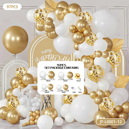 Balloon Chain Arch Set Scene Layout High-End Atmosphere Opening Birthday Party Decorations Anniversary Package
