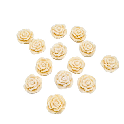 Baroque French Flocking Velvet Resin Camellia Rose diy Accessories Mobile Phone Case Shake Voice Live Supply