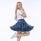 Navy blue super puffy style / One Size