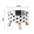 Wave point goblet bowl stainless steel / Independent color box packaging