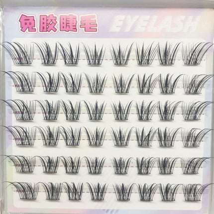 So Natural! Large-Capacity Sweet Girl Camellia Glue-Free False Eyelashes, Natural and Sweet Butterfly Eyelashes