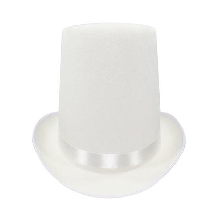 British Retro Gentleman Hat Black High Top Jazz Hat Stage Magic Hat Kidsren's Performance Hat Fashion High Top Hat