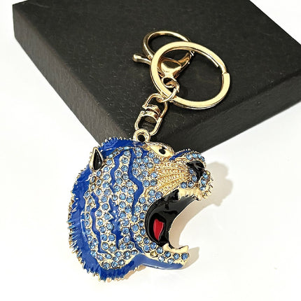 [Clearance specials] Cross-border European and American alloy diamond-encrusted cute animal keychain car pendant bag pendant