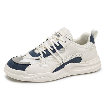 2025 Spring and Summer Men's Shoes Mesh Breathable White Forrest Gump Casual Board Shoes Teenager Running Sports Torre Trendy Shoes