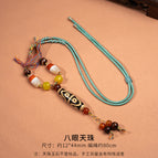 Eight-eyed dzi beads