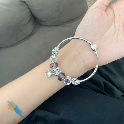Zixia Fairy Love Pendant Bracelet Female Korean Dongdaemun Crystal Bracelet Bracelet Cartoon Best Friend Female Hand Accessories