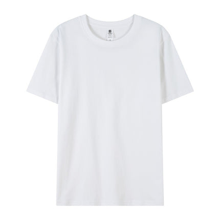 New 2025 Spring Men's and Women's T-Shirts DIY Printed Pullover Short-Sleeved Fashionable Round-Neck Casual Advertising Shirts Group Uniforms