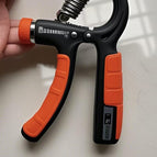 [Upgrade with adhesive-coated handshake] 60kg grip strength / [with counting function/grip] orange