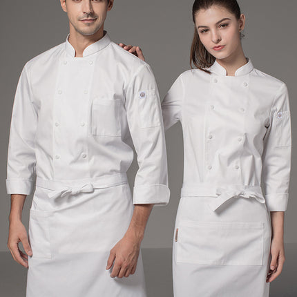 Zhenyao Chef Work Clothes Western Restaurant Catering Hotel Kitchen Bakery Cake Shop Men's and Women's Work Uniforms 2025 Professional